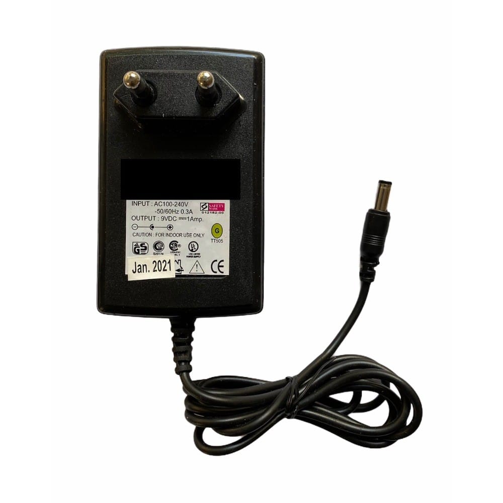 9V 1A Power Adapter, Power Supply AC Input 100 240 V and Output 9V 1A for Set Top Box-DTH Box, CCTV System, Router, Other Electronics and IT Gadgets with DC Pin (Black)