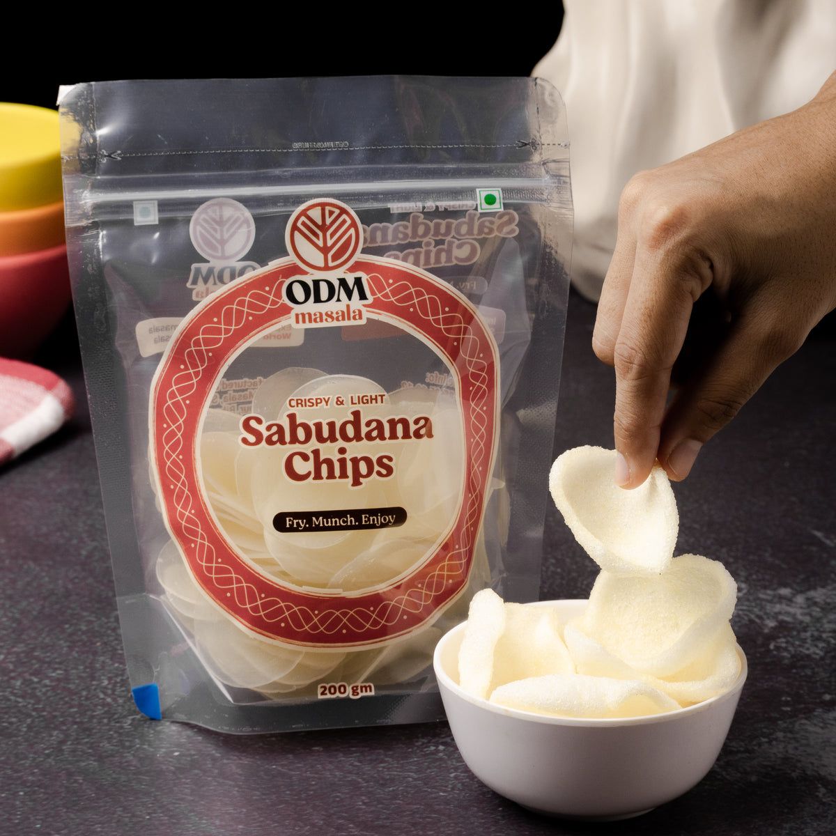 ODM Masala Sabudana Chips (Ready-to-Fry Sago Wafers) - Vrat Snack