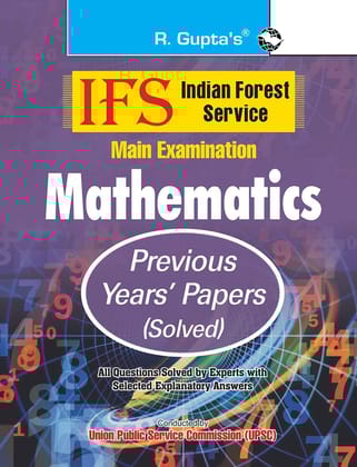 IFS: Main Exam (Mathematics) Previous Years' Papers (Solved) [Paperback] [Jul 23, 2025] RPH Editorial Board