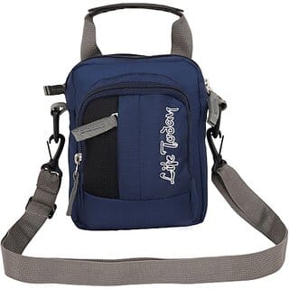 Life Today Men & Women Blue Sling Bag - Mini