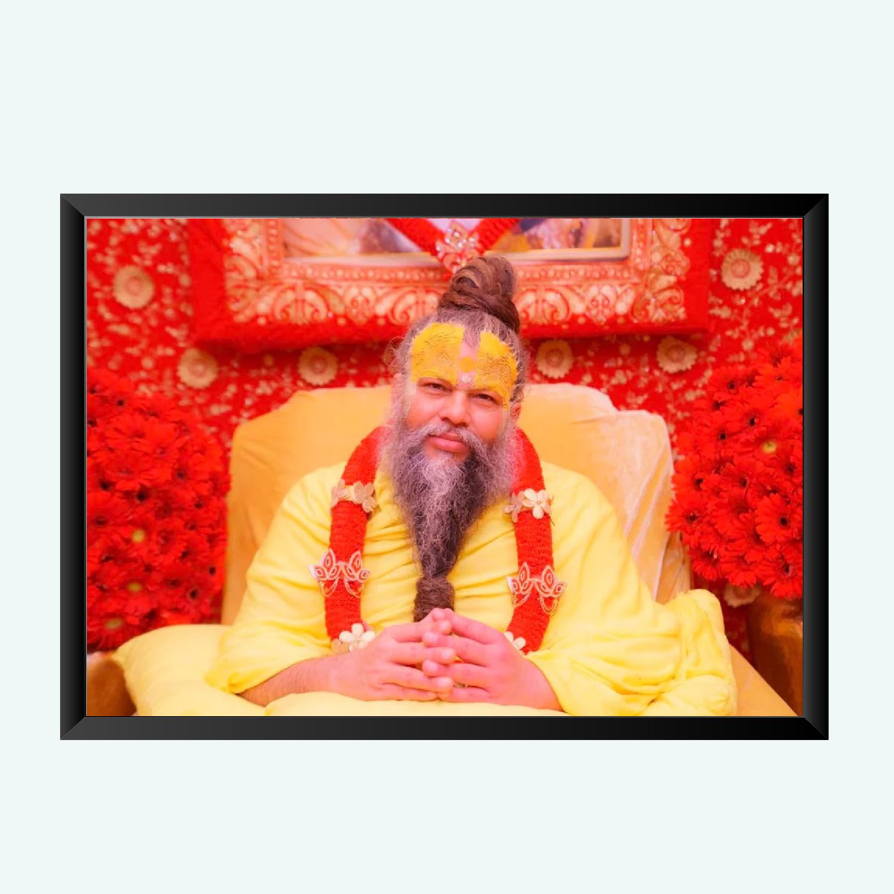NOKKES Premanand Ji Maharaj Vrindavan Religious Photo frame 5X7 Inch Photo Frame_WEW29