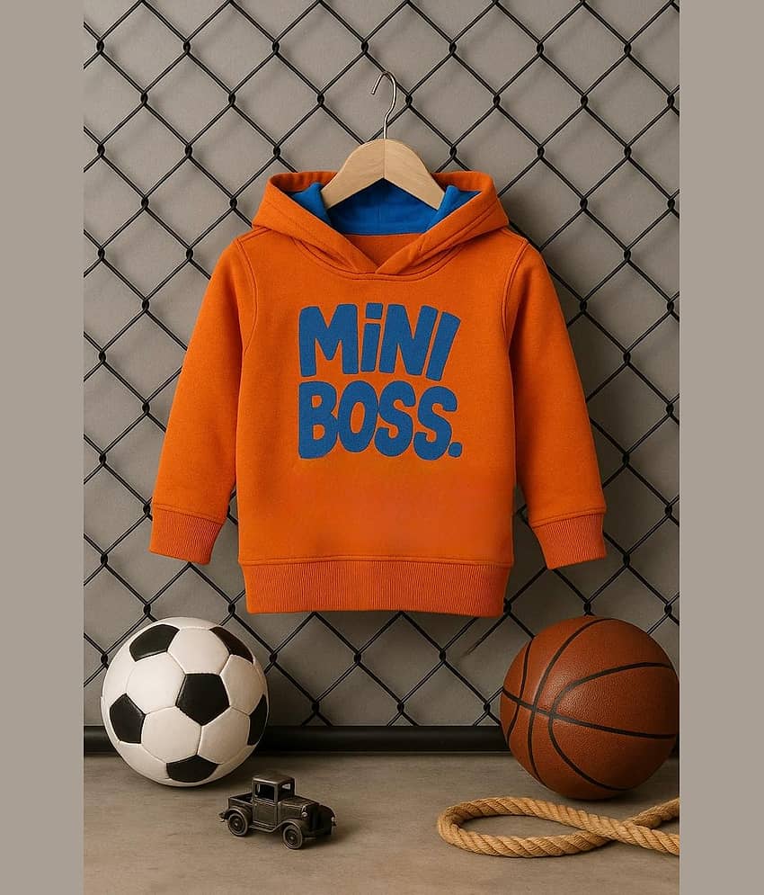 AUSTIVO Pack of 1 Boys Fleece Sweatshirt ( Light Yellow )