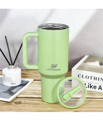 LAZYWINDOW Green Thermosteel Flask ( 1200 ml )