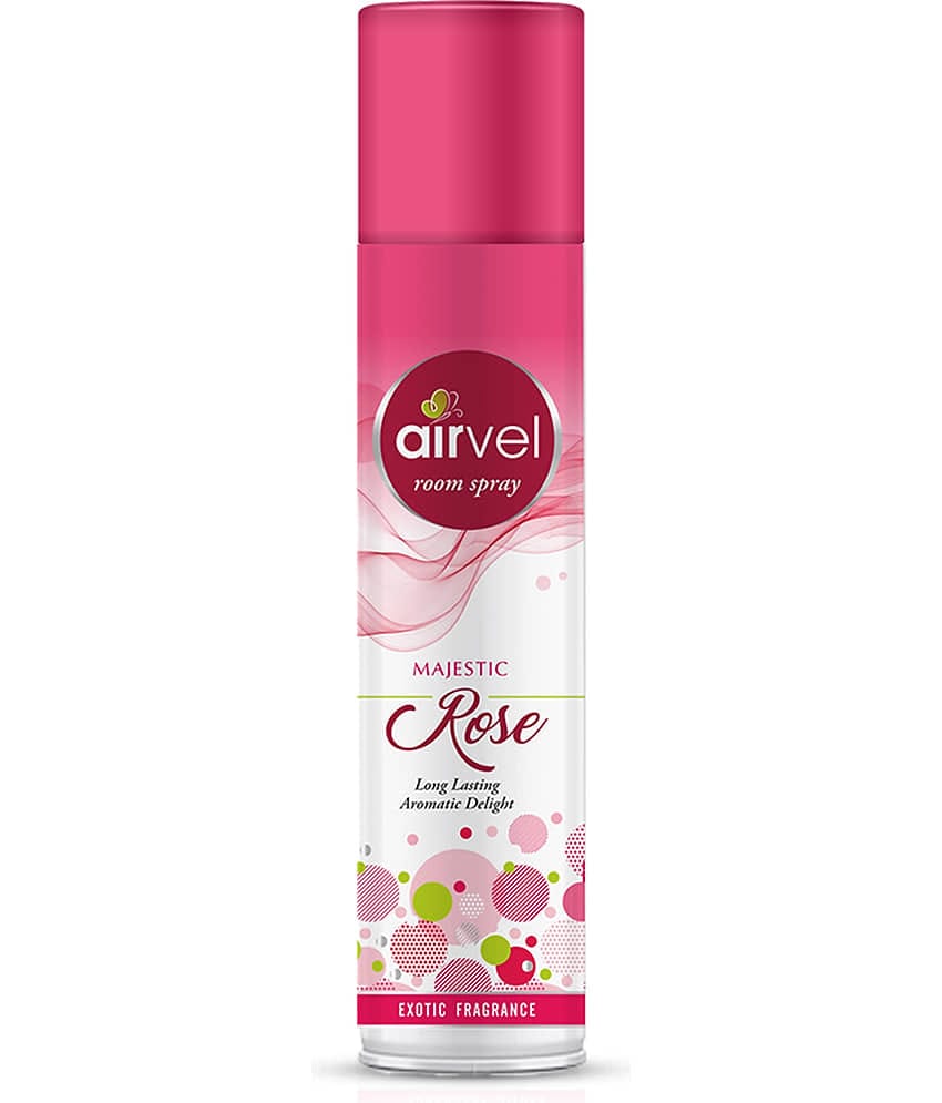 Airvel Rose Fragrance Room Spray Air Freshener for Home, Kitchen, Bathroom and Car 217ml
