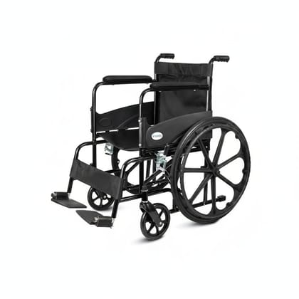 Standard Manual Wheelchair with Padded Armrests
