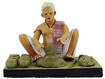 simonart and printing handicrafts clay pot Maker