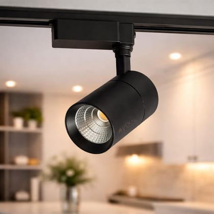 SPARKWORLD 10W LED Track Light (Black Body) | Adjustable COB Spotlight for Showroom, Home & Retail Lighting | Focus Light for Ceiling Track System | Colour: Natural White SPARKWORLD 10W LED Track Light (Black Body) | Adjustable COB Spotlight for Showroom, Home & Retail Lighting | Focus Light for Ceiling Track System | Colour: Natural White