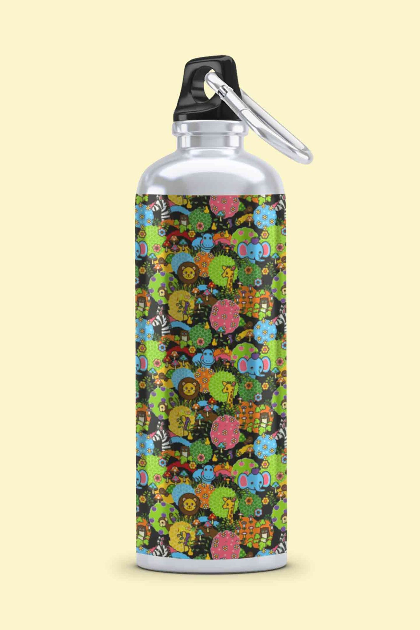 Retro Jungle Party Lightweight Aluminium Bottle