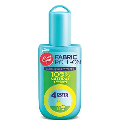 Good Knight 100% Natural Mosquito Repellent Fabric Roll-On | Paediatrician Certified | 8-Hour Protect