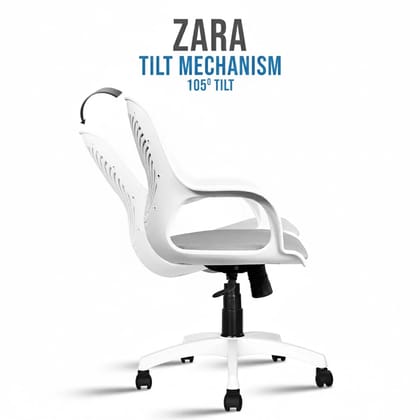 ROSE Zaria Mesh Mid-Back Ergonomic Office Chair