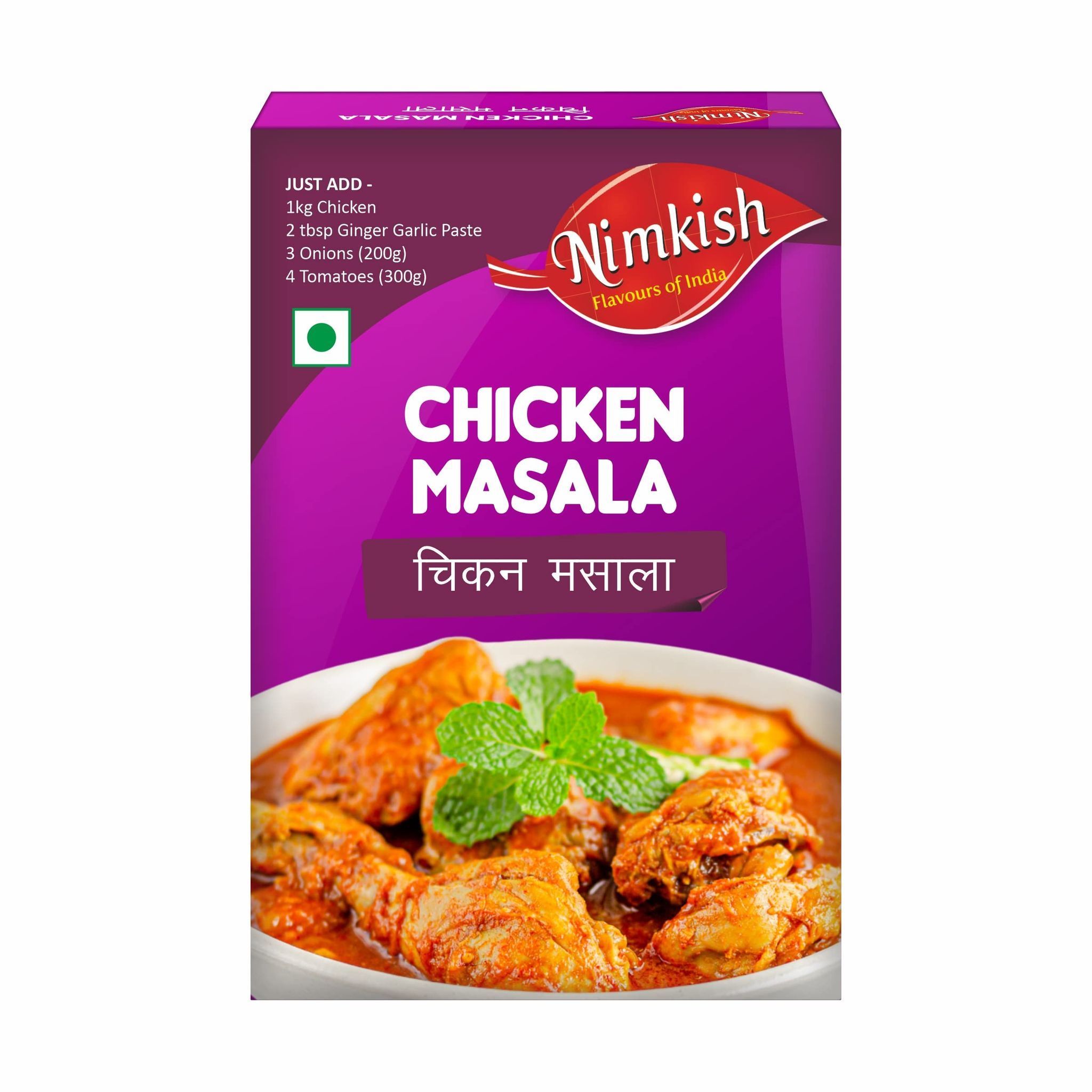 Nimkish Chicken Masala | 100g | Himalayan Spice Blend | No Artificial Colours | Made in Kullu