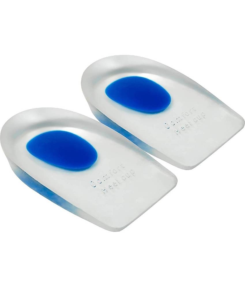 Electo Mania Silicone Gel Heel Protector Insole Cups for Swelling, Pain Relief, Foot Care Support Cushion for Men and Women