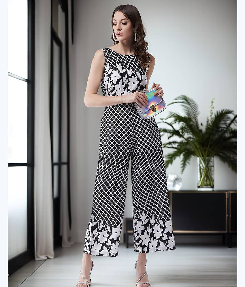 Pannkh Black Cotton Jumpsuit - Single