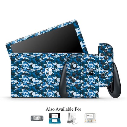 Blue Camo Nintendo Skin