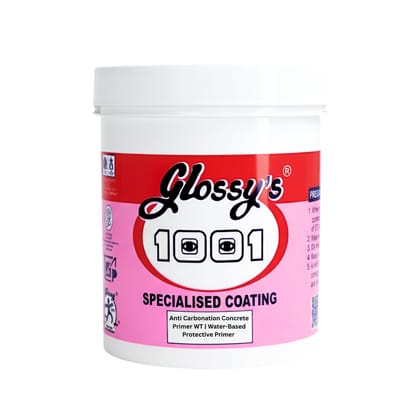 1001 Anti Carbonation Concrete Primer WT | Water-Based Protective Primer | Concrete & Masonry Sealer | 1L
