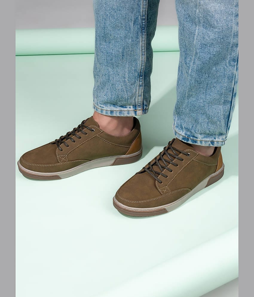 Fentacia Fentacia Men Camel  Sneakers Camel Men's Sneakers