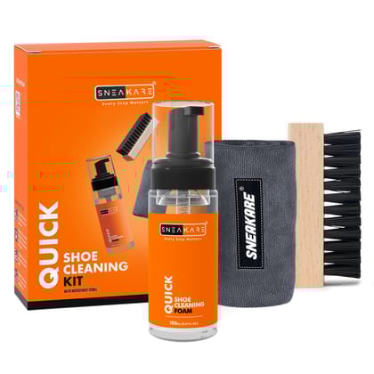 Quick Shoe Cleaning Kit & Extra Towel