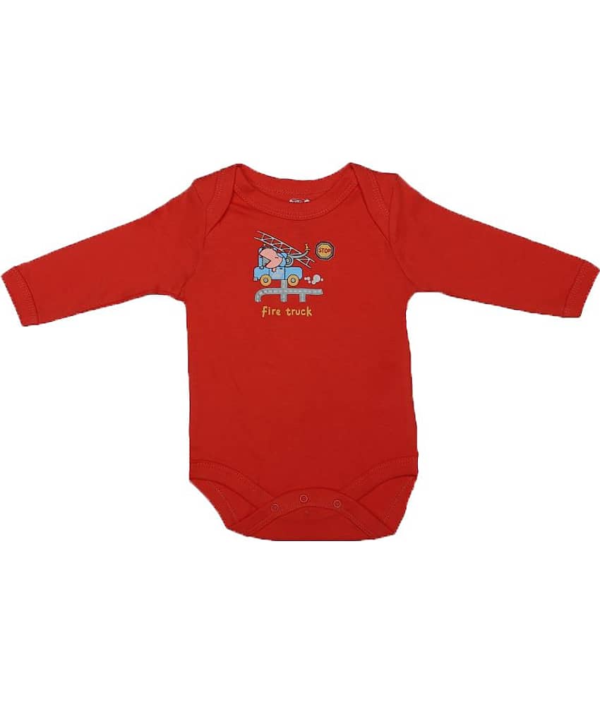 KABOOS Unisex for Baby Cotton Bodysuit ( Red )