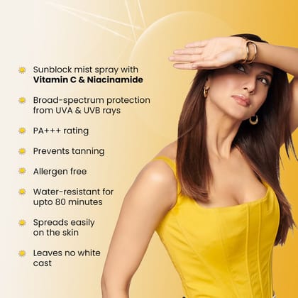 Fixderma Shadow Dewy SPF 50 Sunscreen Spray
