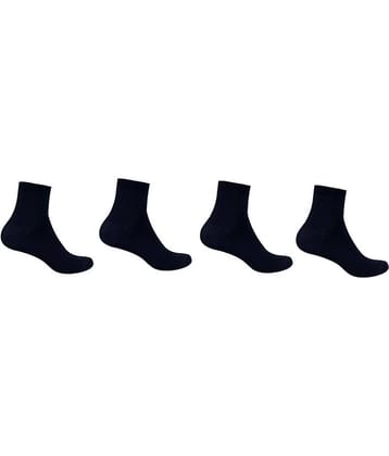 Galaxy Shoes Navy Formal Ankle Length Socks For Men - Pack of 4 Pairs