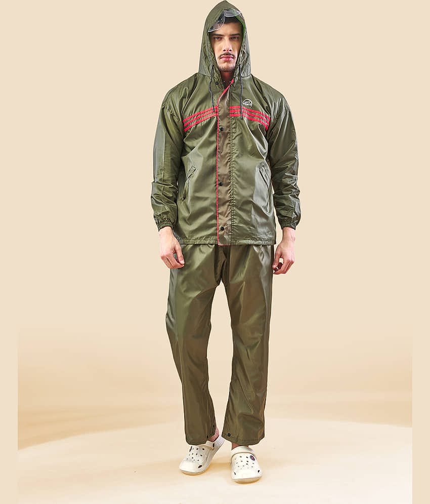 lux venus Khaki Polyester Men's Rain Suit ( Pack of 1 )