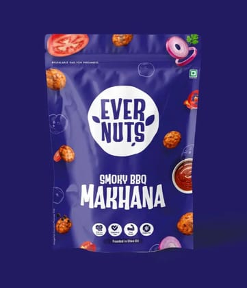 Smoky Barbeque MakhanaCrunchy and smoky barbeque makhana, perfect for bold snacking and satisfying savoury cravings.
