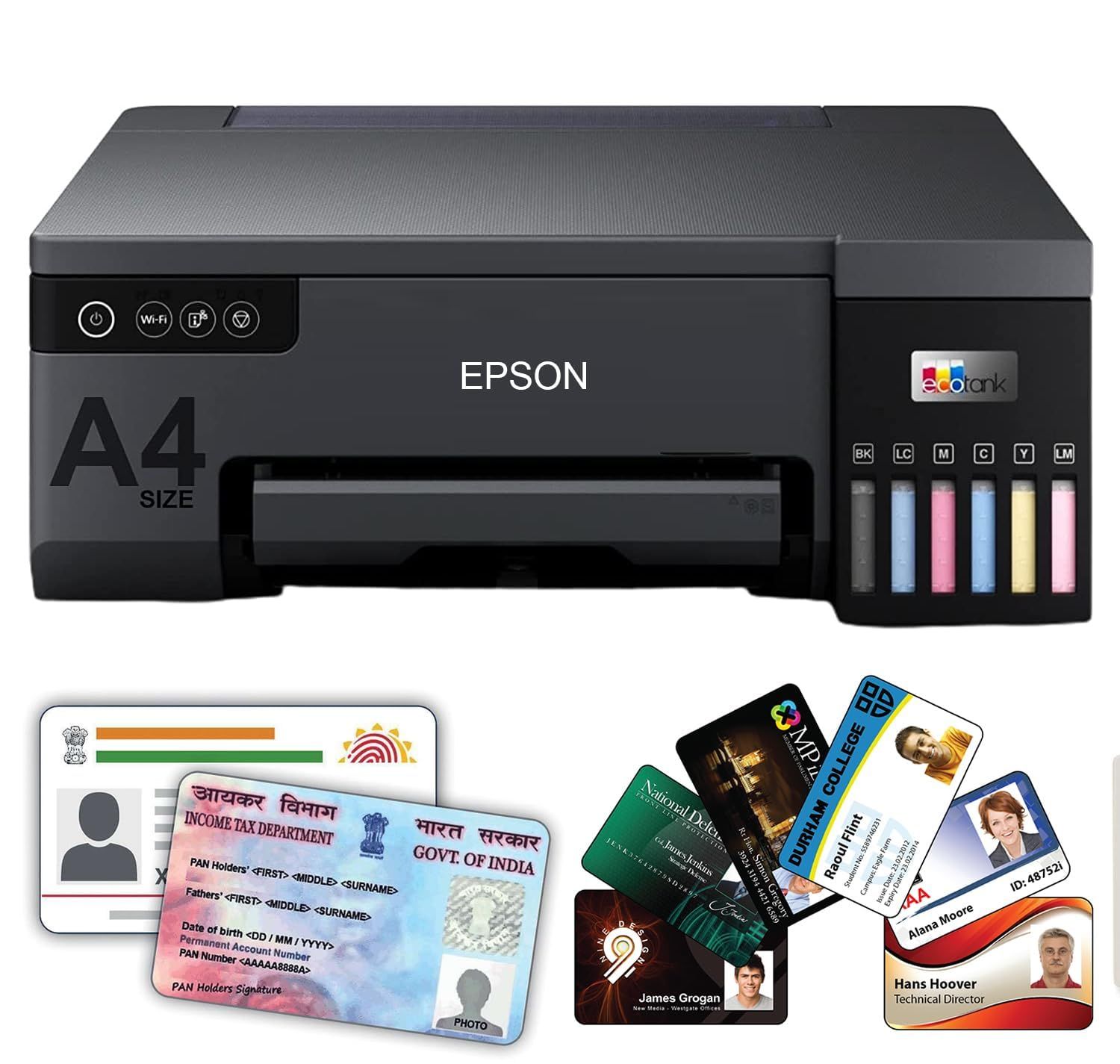 Epson Eco Tank L8050 Wireless Colour Home Inkjet Printers, Multicolor Epson Eco Tank L8050 Wireless Colour Home Inkjet Printers, Multicolor - Color / Medium