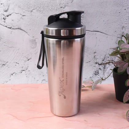 Apex Stainless Steel Gym Shaker Bottle and Spring (1000ML / 1 Pc) Apex Stainless Steel Gym Shaker Bottle and Spring (1000ML / 1 Pc)