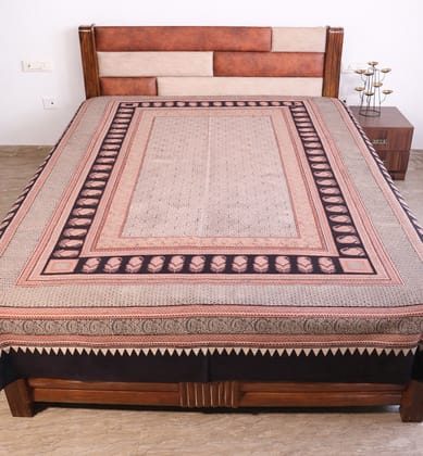 Hand Block Printed Bagh Cotton Double Bed Sheet Hand Block Printed Bagh Cotton Double Bed Sheet