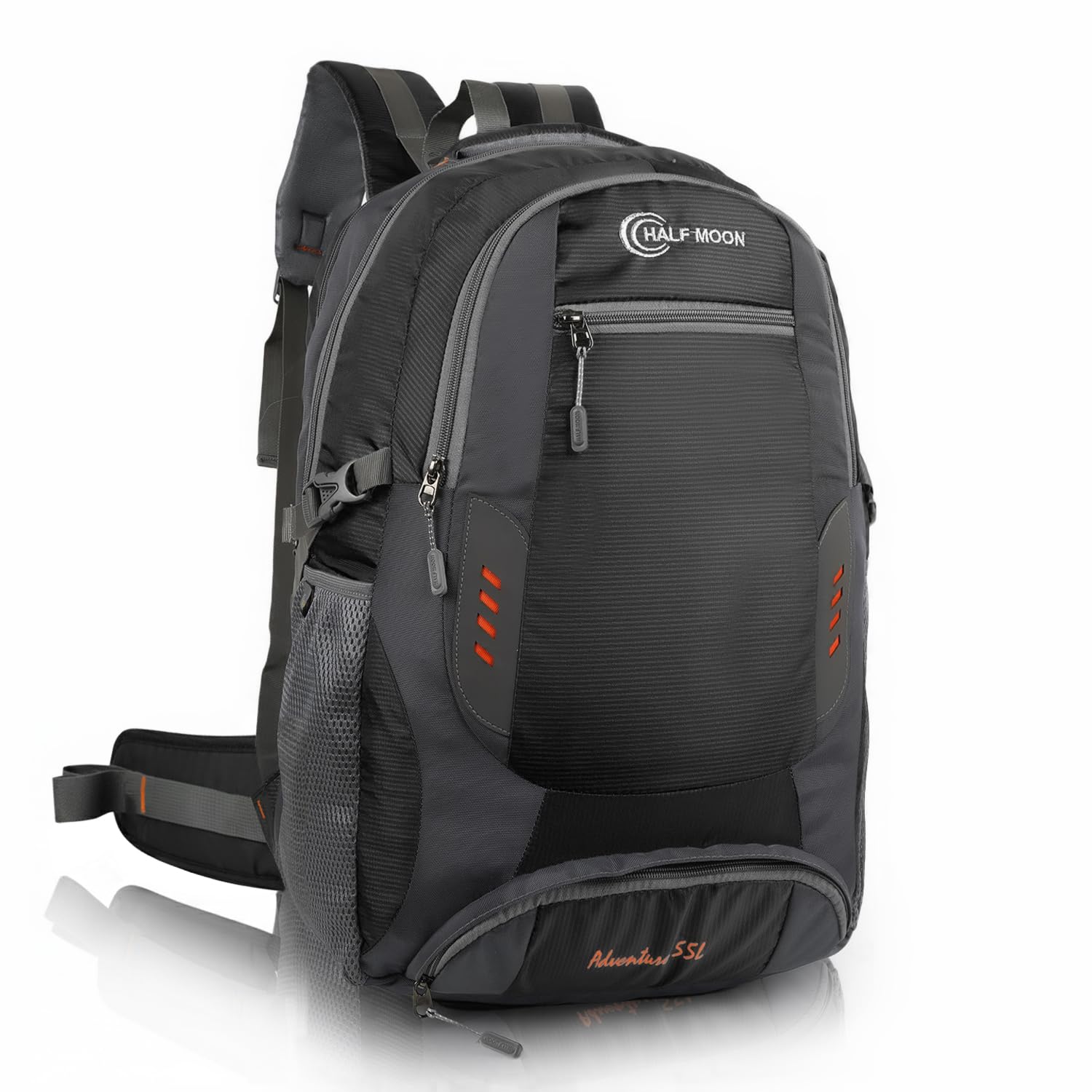 Extra Large Size 55L Rucksack Bag/Trekking Bags for Men, Black | With Laptop Compartment | For Luggage Pack Tracking Hiking Travel Backpack for Man & Women