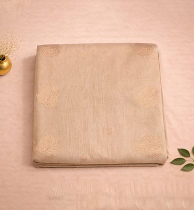 Handloom Chanderi Silk Mercerized Cotton Saree with Meena Booti Handloom Chanderi Silk Mercerized Cotton Saree with Meena Booti