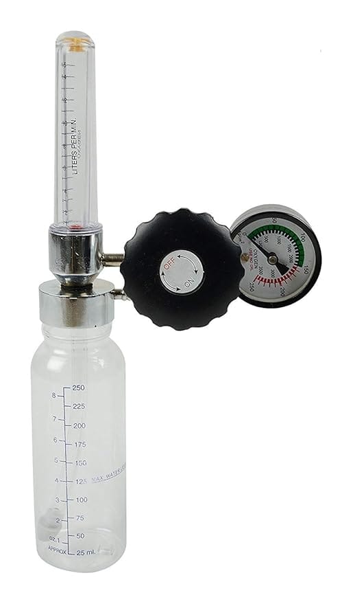 Aabha Oxygen Flowmeter With Humidifier Bottle