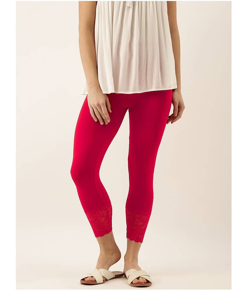 Zebu Viscose Tights - Pink Single