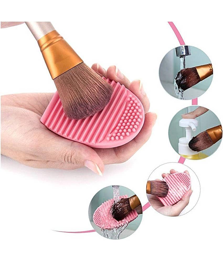 FOK Makeup Brush Cleaner Polyester Scrub Brush