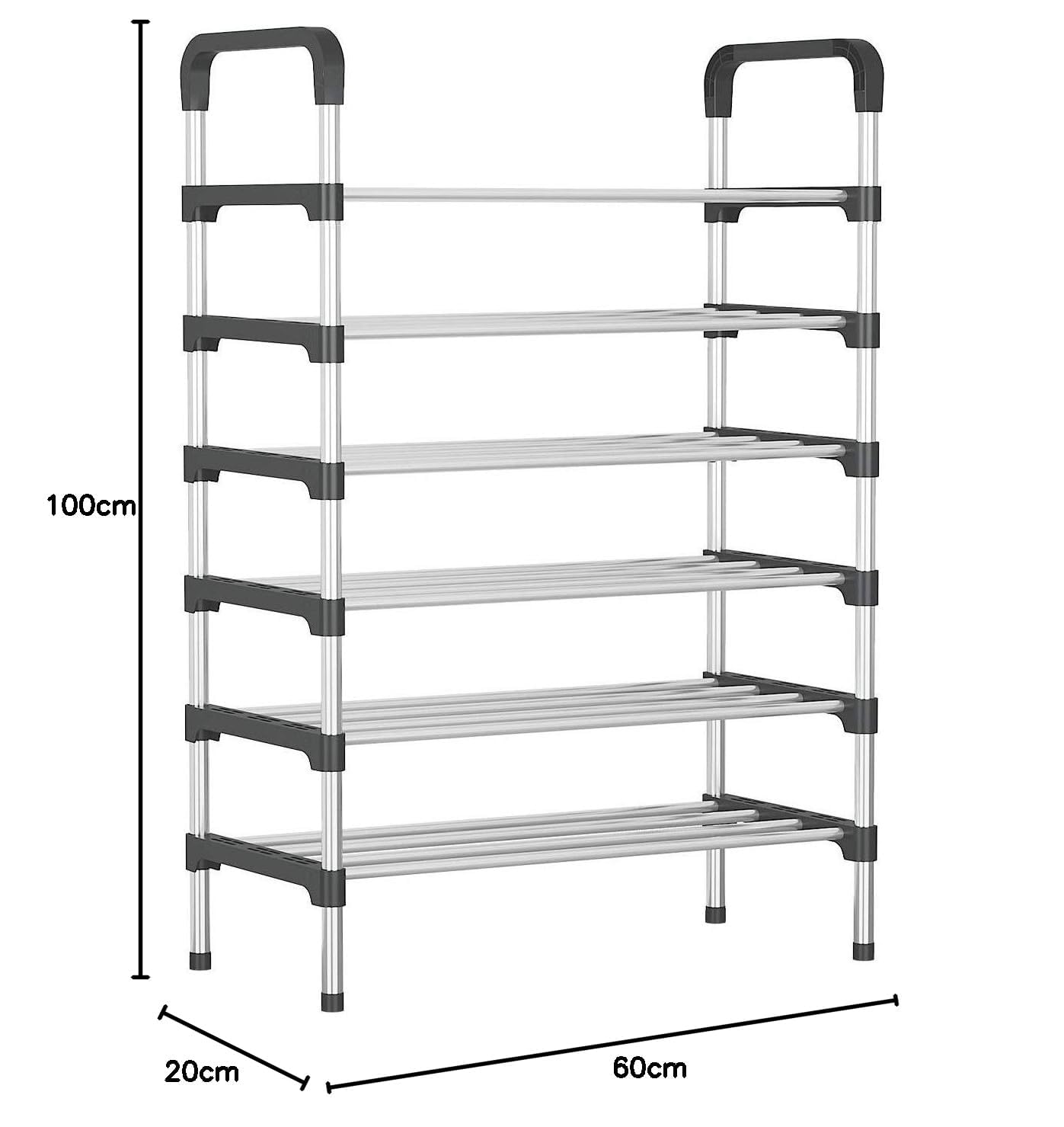 6-Tier Foldable Shoe Storage Rack