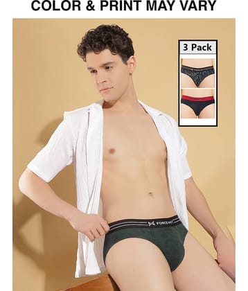 Force NXT Pack of 3 Modal Briefs For Men's ( Multicolor )