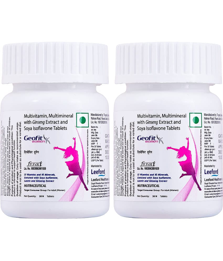 GEOFIT Multivitamins For Women ( Pack of 2 )