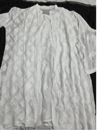 Viscose georgette shrug top set