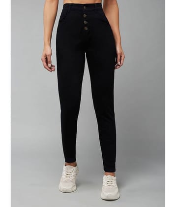 Dolce Crudo - Black Denim Skinny Fit Women's Jeans ( Pack of 1 )