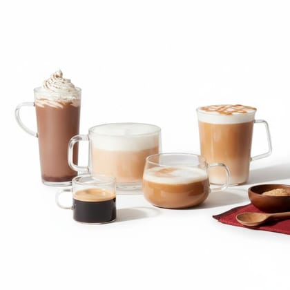 Premium Borosilicate Glass Coffee Mug Collection
