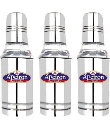 APEIRON Steel Oil Container/Dispenser Set of 3 350 mL