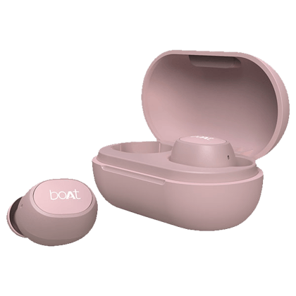 boAt Airdopes 171 | In-Ear Earbuds with 6mm drivers, Bluetooth v5.0, Up to 13 Hours Playback, Voice Assistant Rose Gold boAt Airdopes 171 | In-Ear Earbuds with 6mm drivers, Bluetooth v5.0, Up to 13 Hours Playback, Voice Assistant Rose Gold