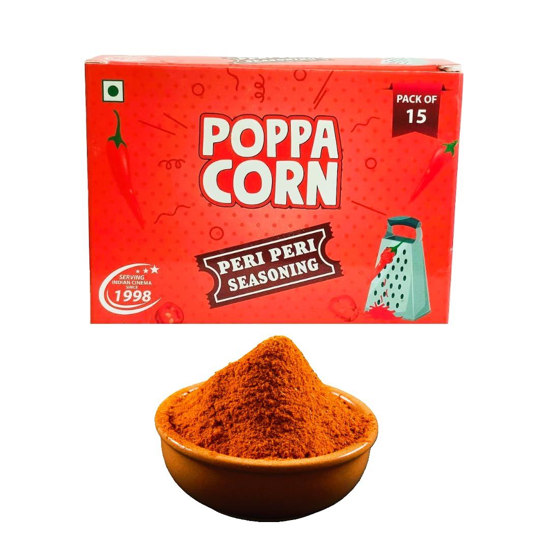 POPPACORN Peri Peri Seasoning Powder 5gX15 Pouches 75gms