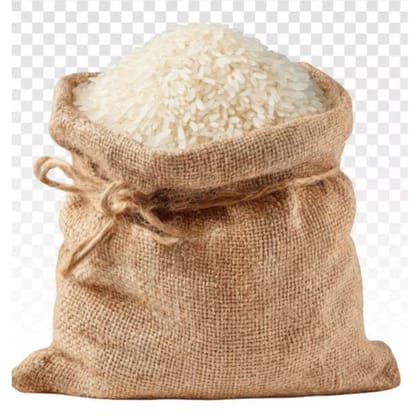Premium White Rice in Jute Bag - 2 kg - One jute bag of rice