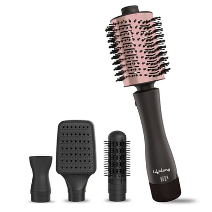 Lifelong 4in1 Hot Air Brush 1200W Ceramic Coated Hair Styler for Women