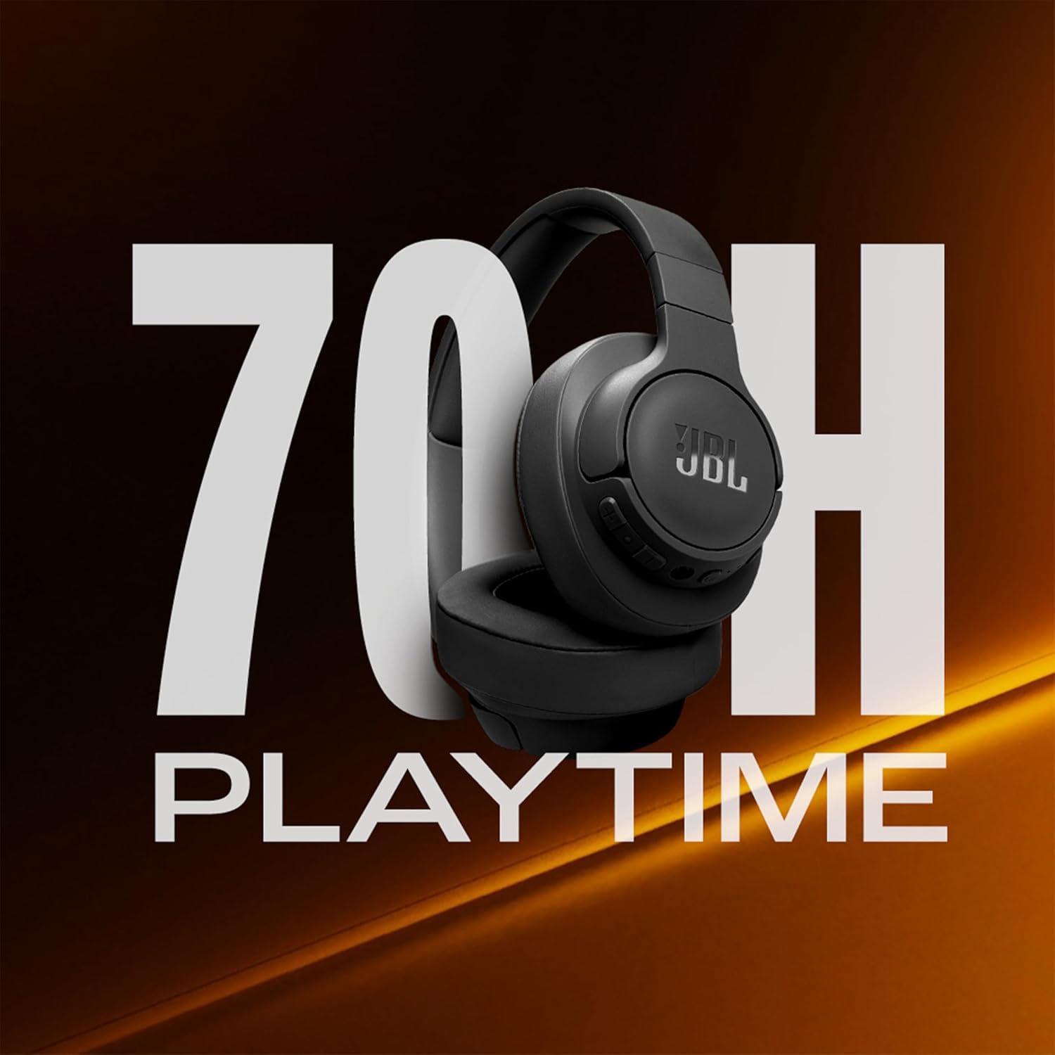 JBL Tune 770NC Wireless Over Ear ANC Headphones with Mic, Upto 70 Hrs Battery, Speed Charge