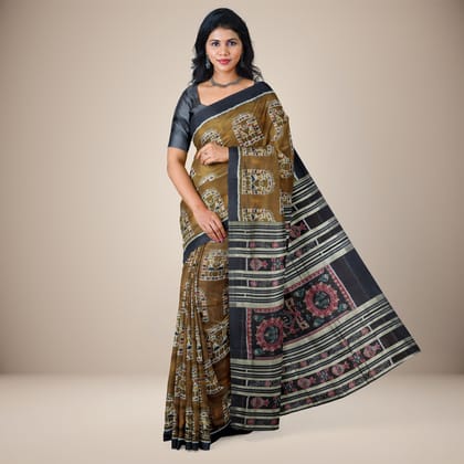 Tribal Motifs Khandua Silk Saree Tribal Motifs Khandua Silk Saree