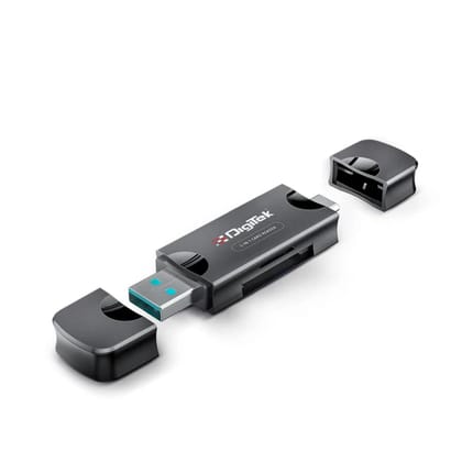 Digitek (DCR-007) USB-A 3.0 & Type C High-Speed Multi-Card Reader DCR-007 Digitek (DCR-007) USB-A 3.0 & Type C High-Speed Multi-Card Reader DCR-007