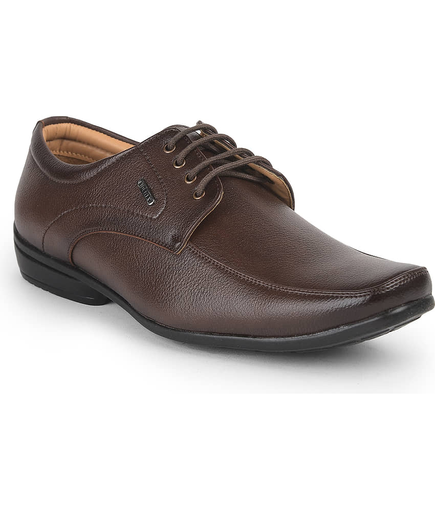 Liberty - Brown Men's Derby Formal Shoes