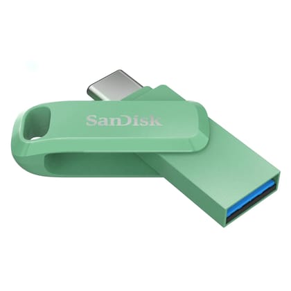 SANDISK Ultra Dual Drive Go Type-C 64GB, OTG, Upto 300MB/s, Pendrive, Absinthe Green, 5Y Warranty (SDDDC3-064G-I46GPD)